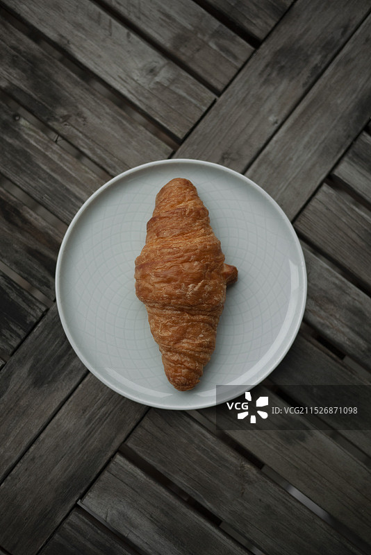 盘子中的面包图片素材