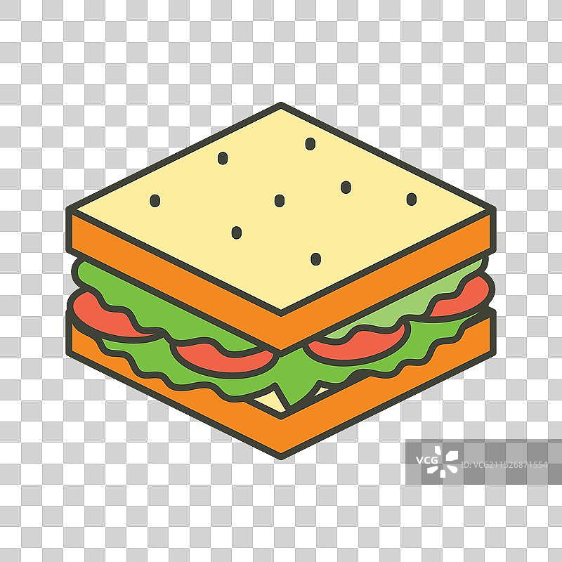 三明治图片素材