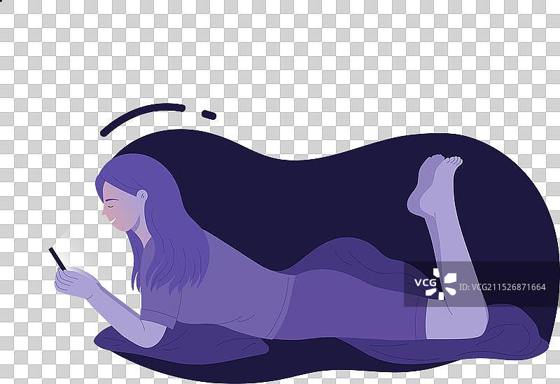 有睡眠问题的女孩图片素材