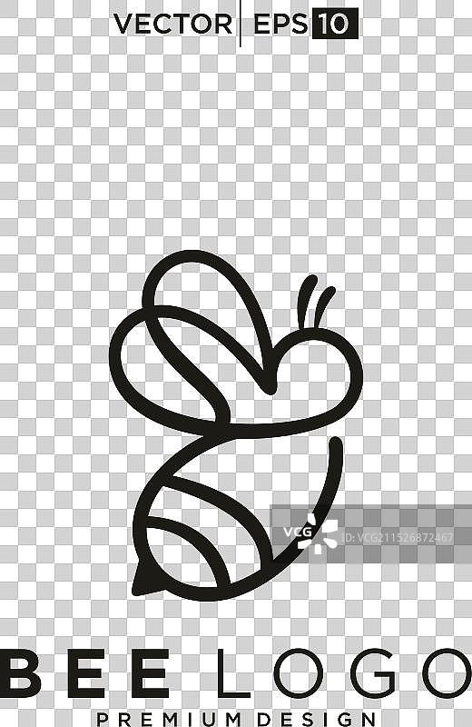 蜜蜂动物标志图标图片素材