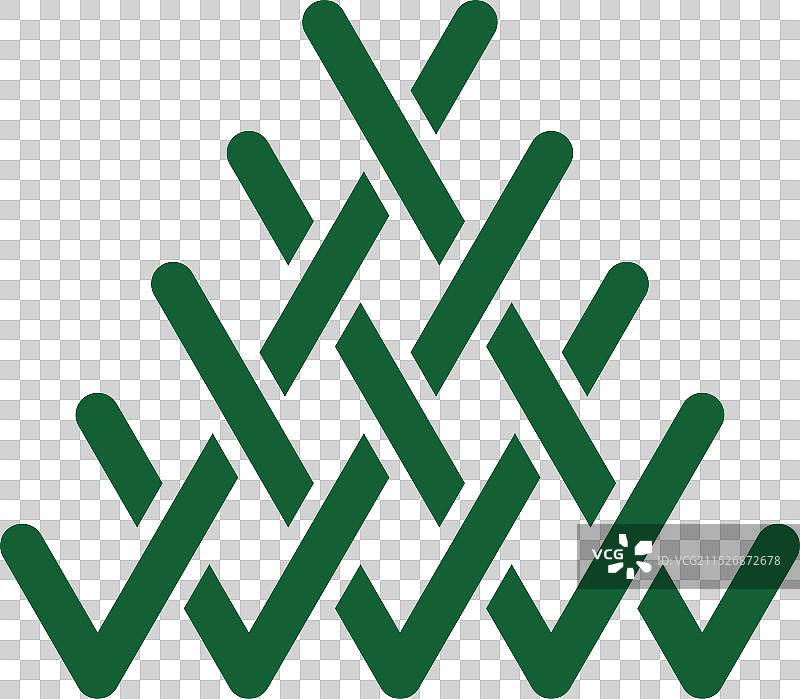 三角形网状logo图片素材