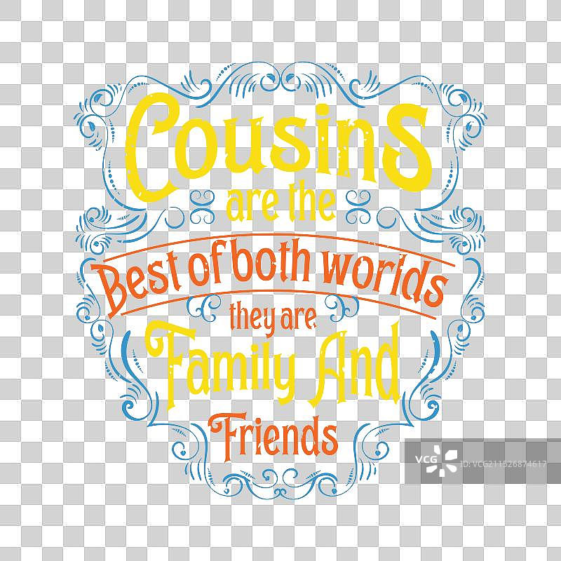 堂表亲情，胜似亲人图片素材