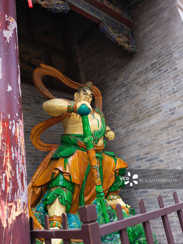 张壁古堡琉璃神像图片素材