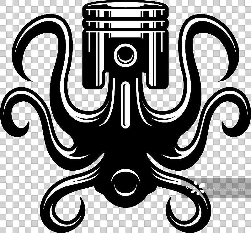 章鱼活塞图片素材