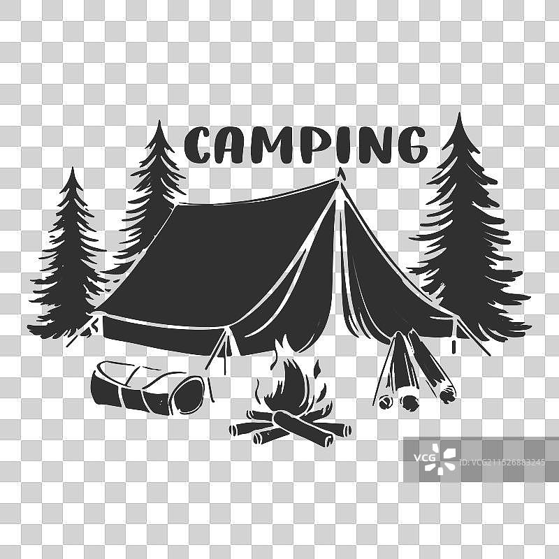 野营升华设计图片素材