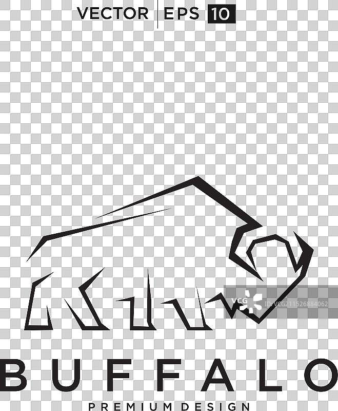 水牛野牛标志设计灵感图片素材