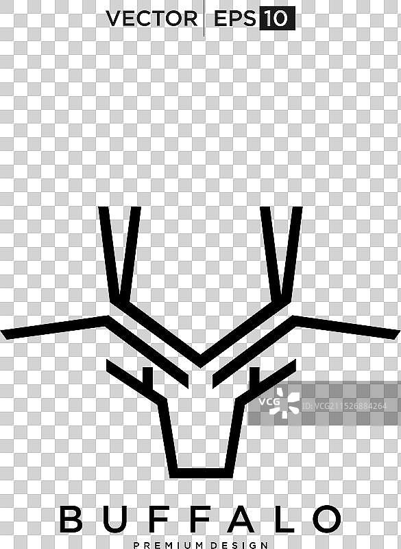 水牛野牛标志设计灵感图片素材