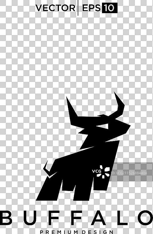 水牛野牛标志设计灵感图片素材