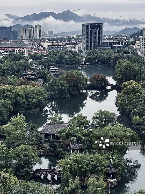 水墨东湖图片素材