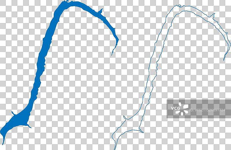 利维尼奥湖，意大利图片素材