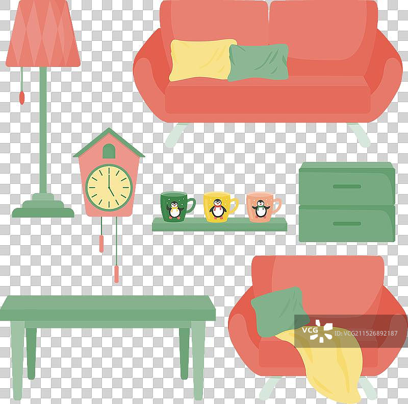 客厅家具图片素材