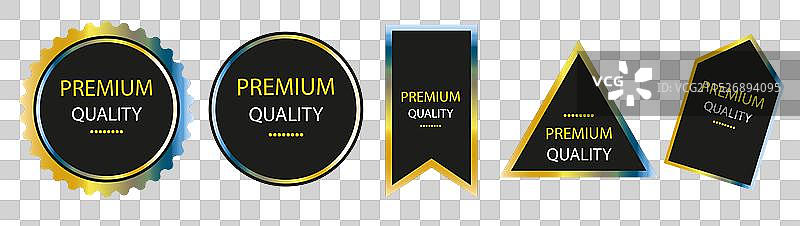 金色奢华标签徽章图片素材