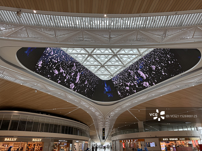 深圳机场内的天窗图片素材