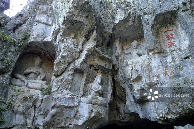 浙江省杭州市灵隐寺图片素材