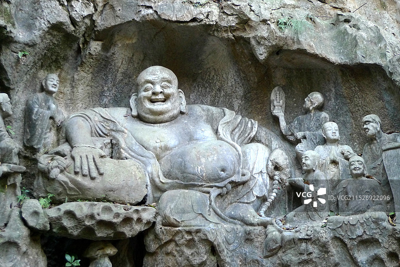 浙江省杭州市灵隐寺图片素材