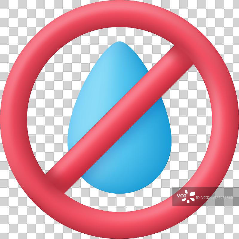 3D防水图标图片素材