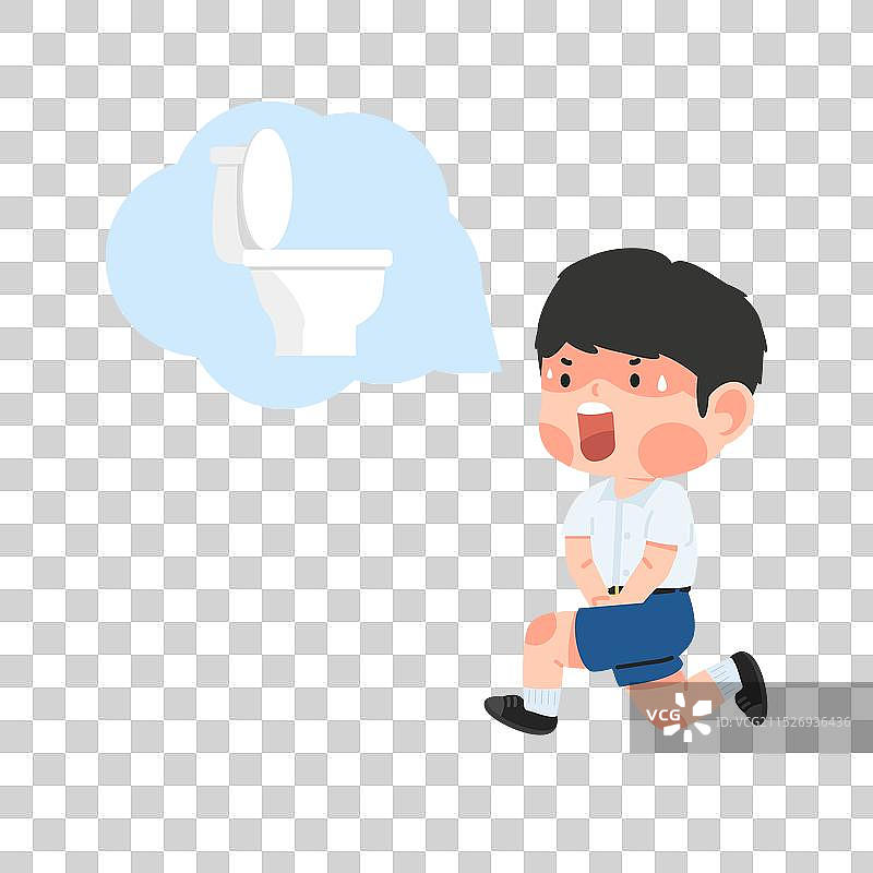 学生想上厕所图片素材