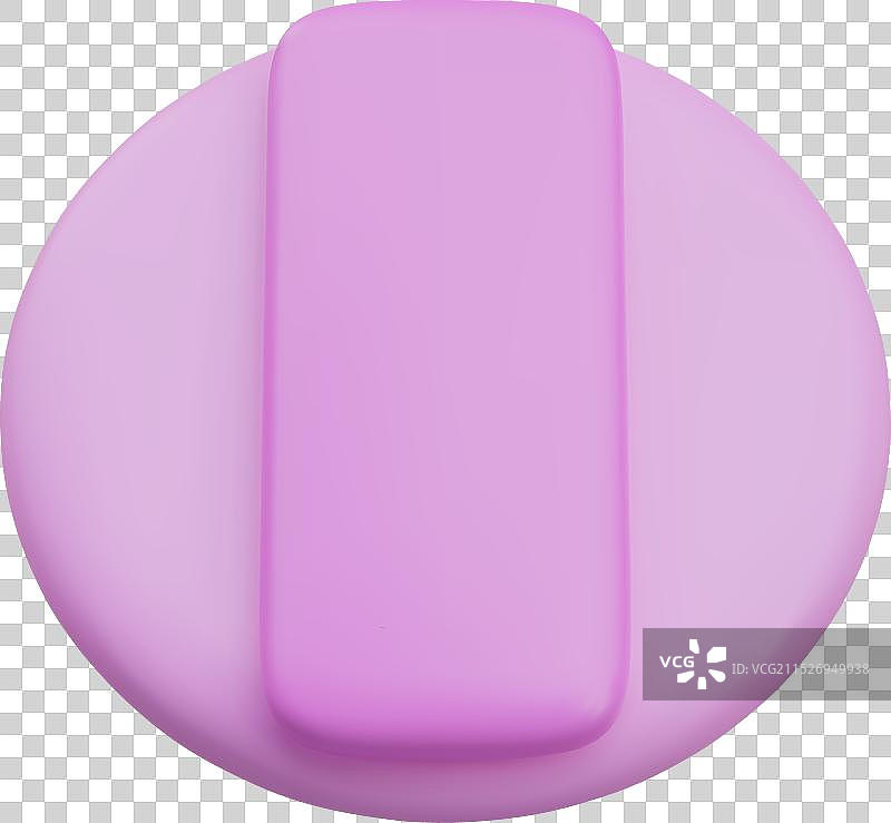 逼真圆形粉扑腮红俯视图图片素材