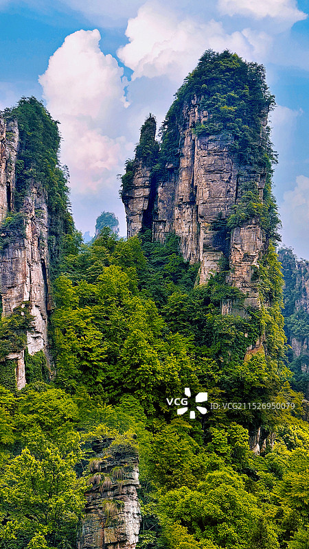 袁家界放歌亭图片素材