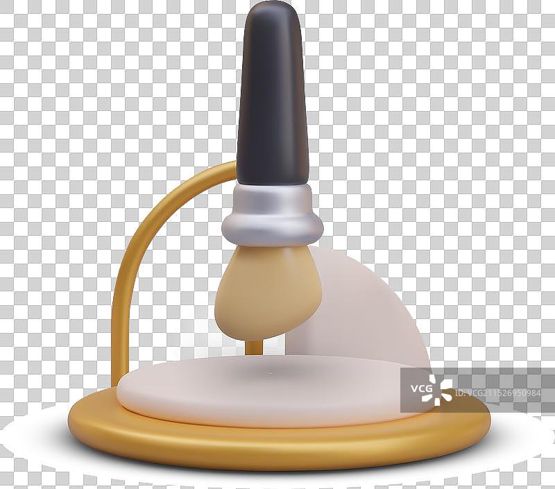 轮廓彩妆刷图片素材