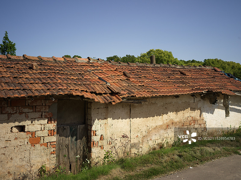 崇明乡村房屋图片素材