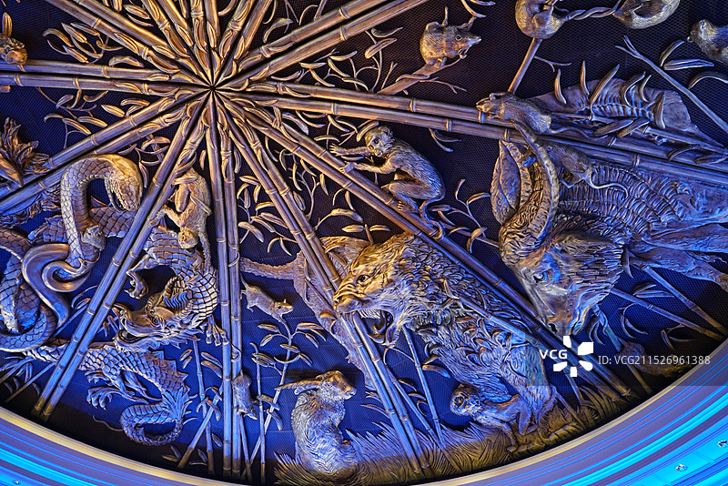 澳门永利吉祥树富贵龙图片素材