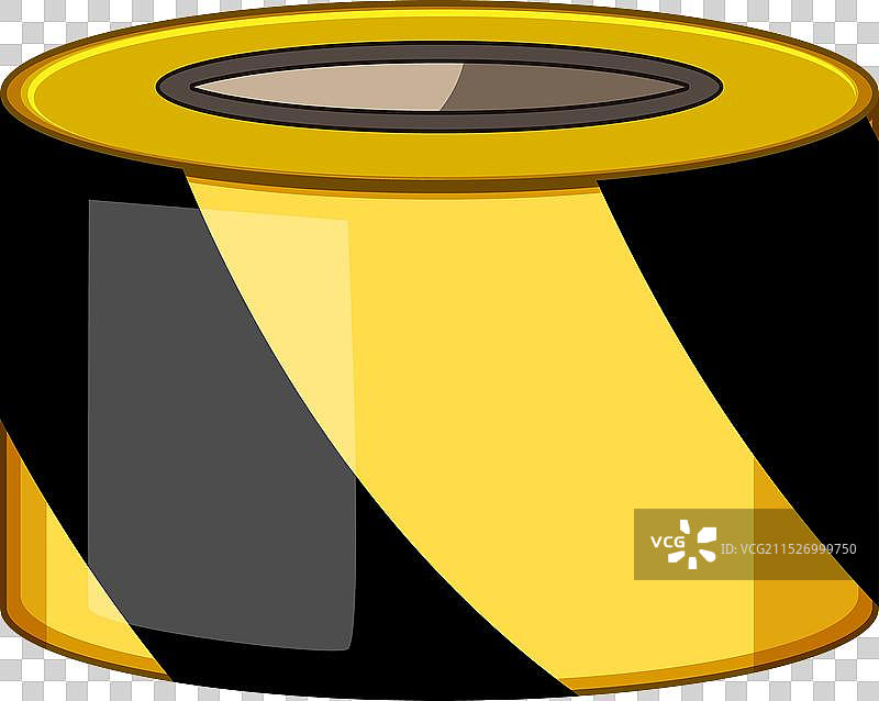 安全警示胶带卡通图片素材