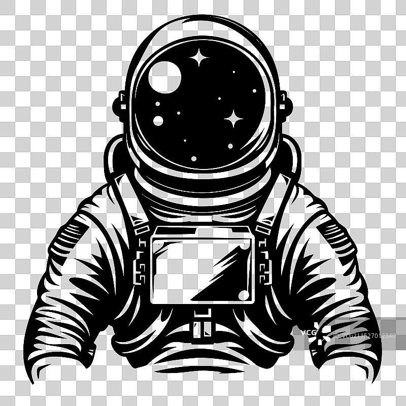 宇航员在星空中图片素材