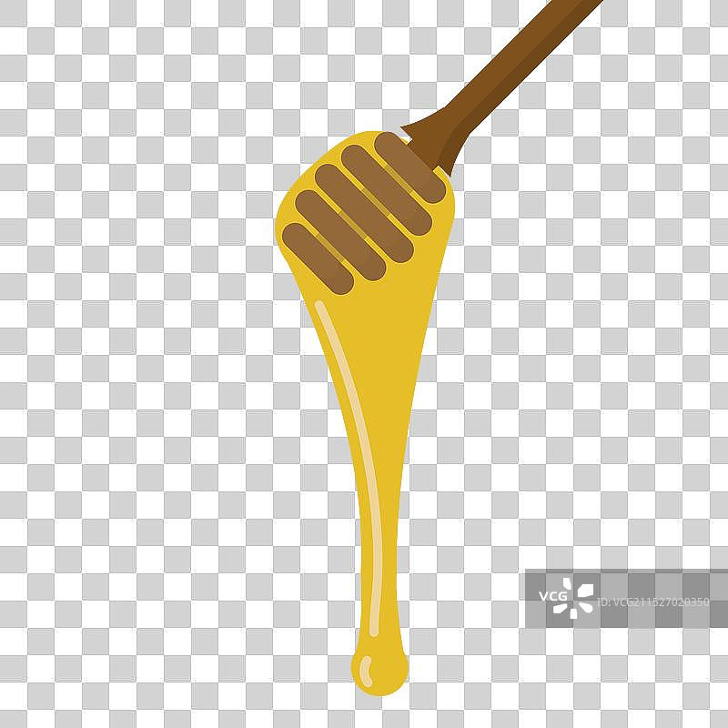 蜂蜜卡通文本自由空间图片素材