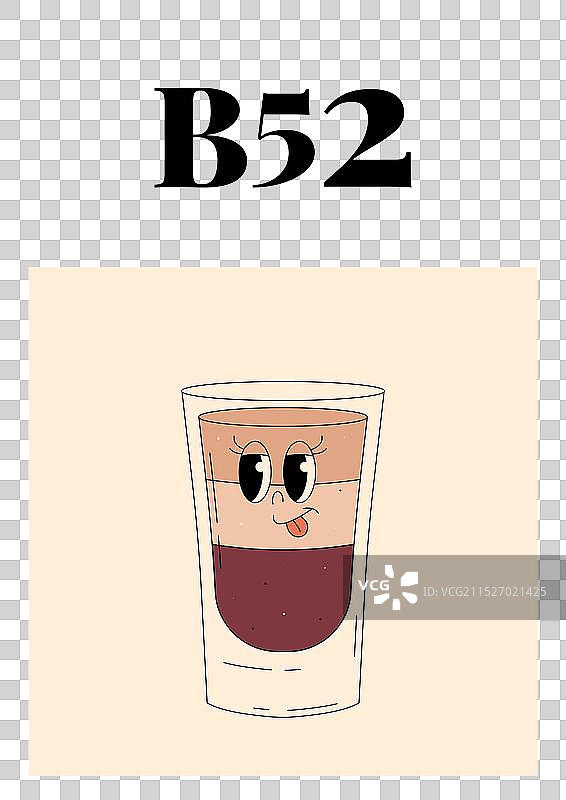 B52复古夏季海报人物图片素材