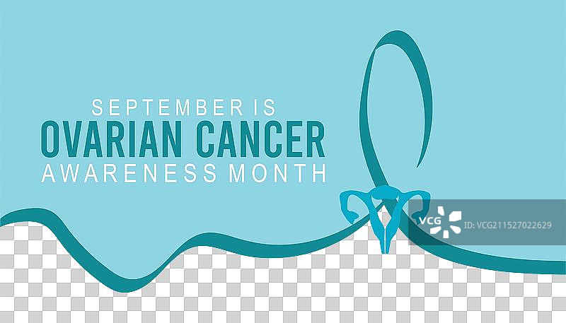 卵巢癌防治月图片素材