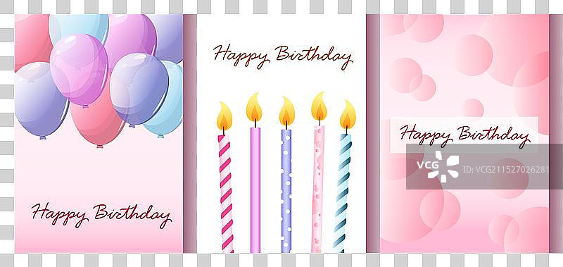 一组可爱的贺卡图片素材