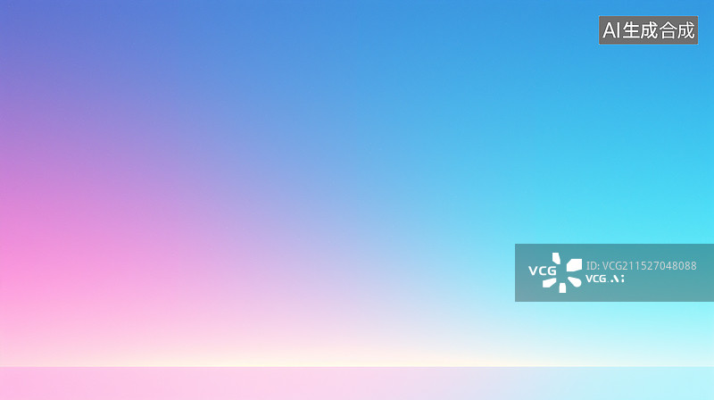 【AI数字艺术】蓝紫色渐变模糊极简风格背景图片素材