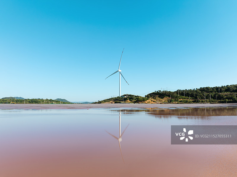 尾矿库地形图片素材