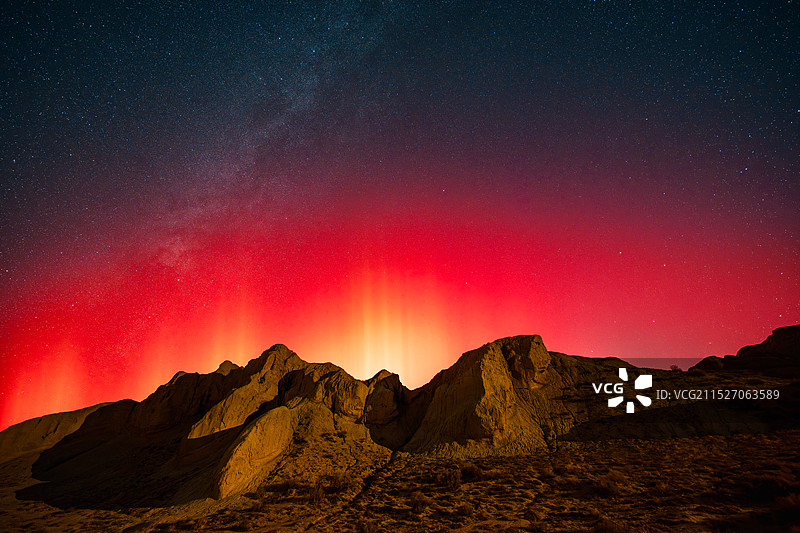 新疆海上魔鬼城遗址图片素材