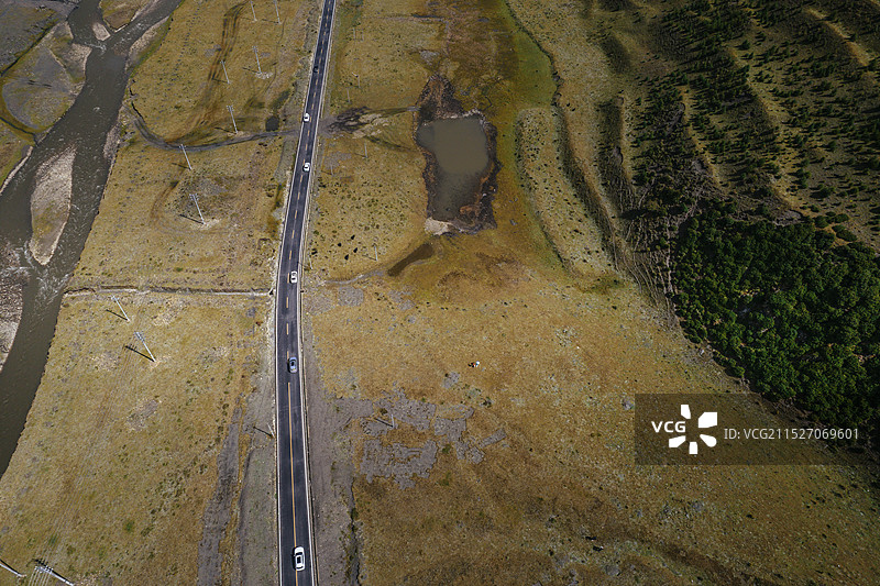 航拍川西甘孜州图片素材