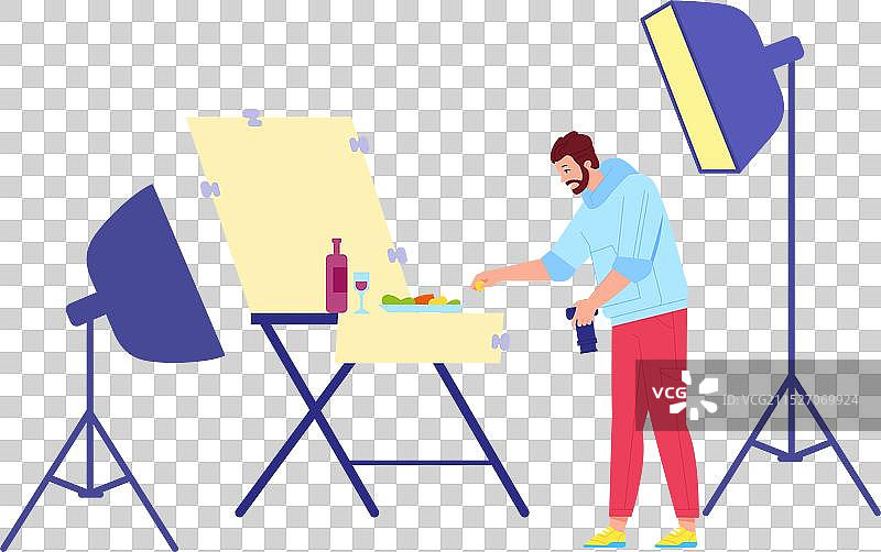 美食摄影幕后专业花絮图片素材