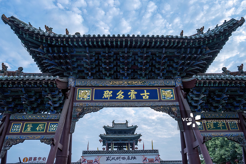 山西省临汾市霍州市霍州署古建筑景观图片素材