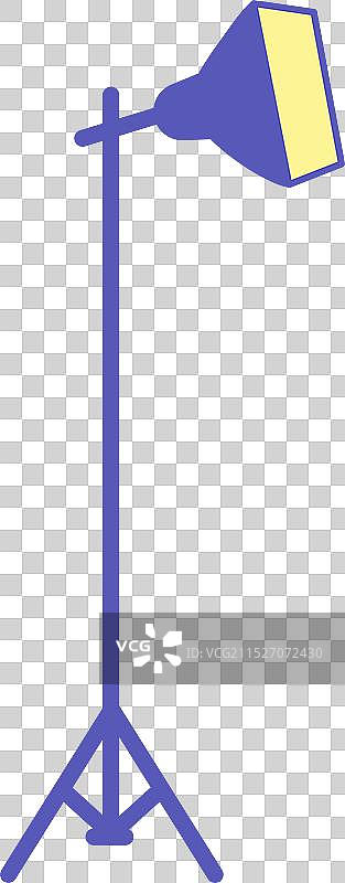舞台灯光图标、电动投影仪场景灯图片素材