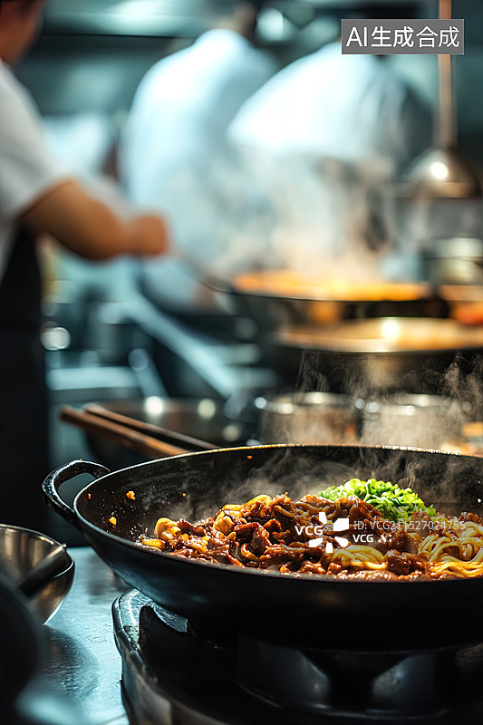 【AI数字艺术】红烧牛肉面图片素材