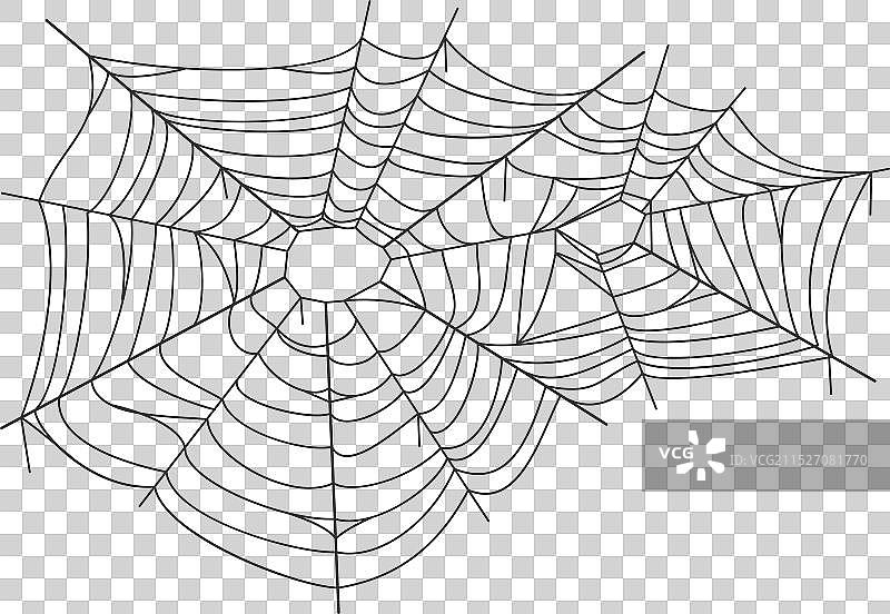 恐怖的蜘蛛网装饰，吓人的节日派对图片素材