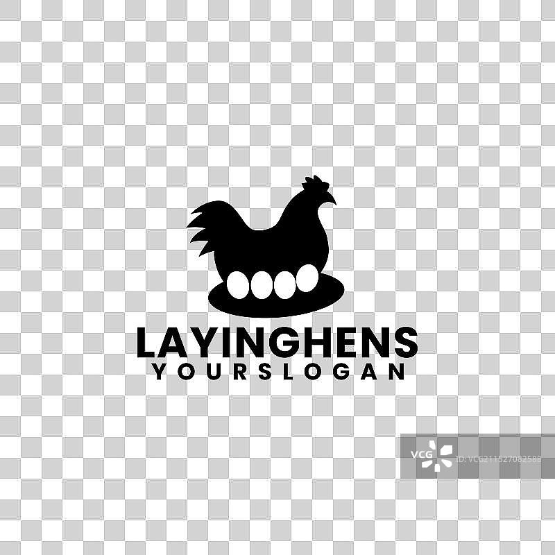 产蛋鸡logo设计模板图片素材