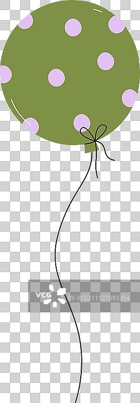 绳索上的热气球图片素材