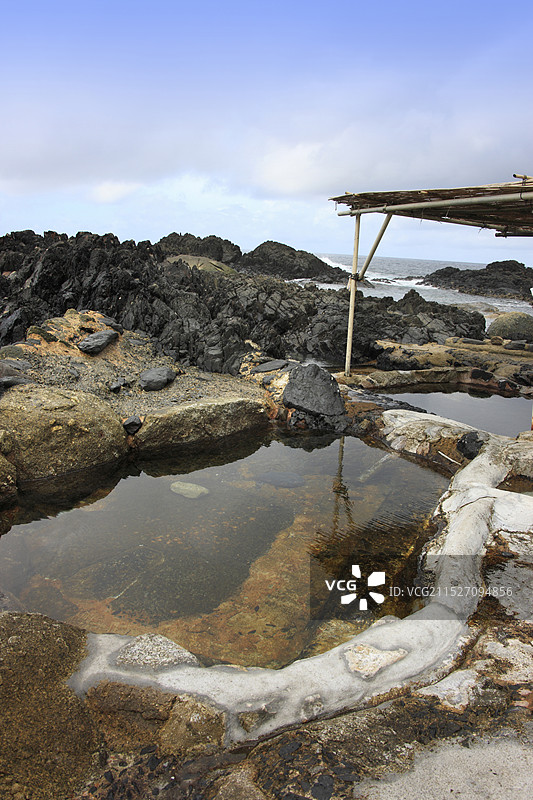 比奈内海中温泉图片素材