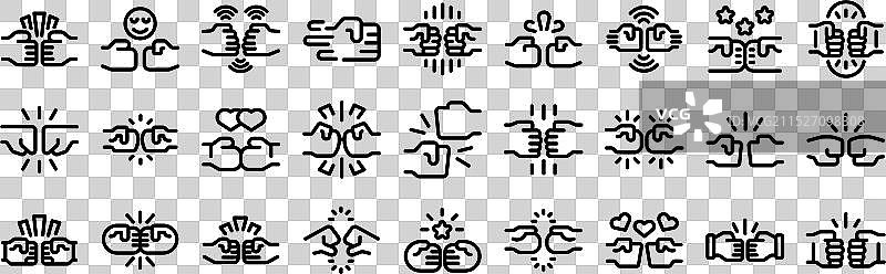 碰拳图标图片素材