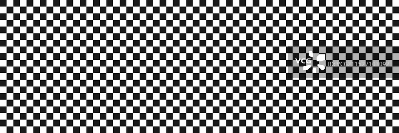 黑白赛车方格旗帜无缝图案图片素材