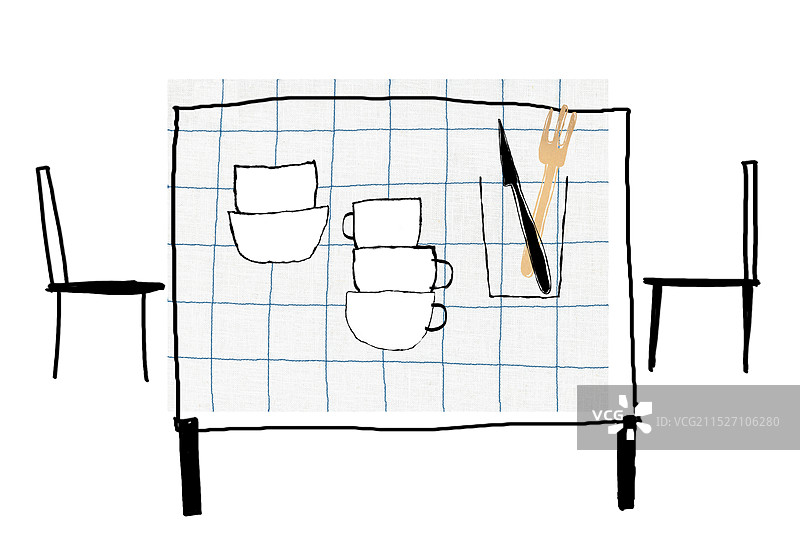 餐桌清理图片素材