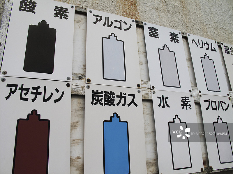 燃气罐指示牌图片素材