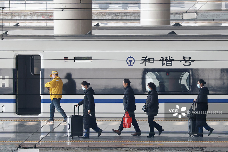 春运高潮（组照）图片素材