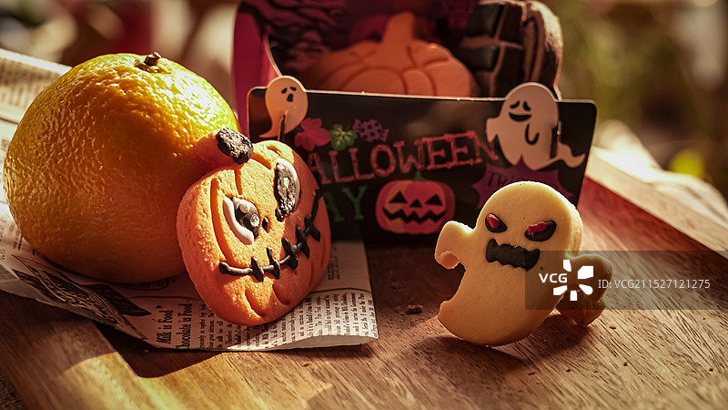 万圣节饼干图片素材